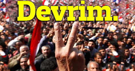 Mısır'da devrim...