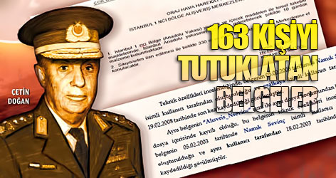 163 kişiyi tutuklatan belgeler!