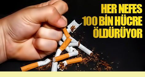Her nefes 100 bin hücre öldürüyor!