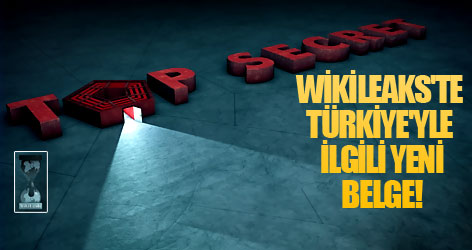 Wikileaks'te Türkiye'yle ilgili yeni belge!