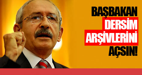 Başbakan Dersim arşivlerini açsın!