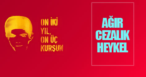 Uğur Kaymaz'ın heykeli ağır cezalık