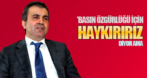 Çelik: Basın özgürlüğü için haykırırız