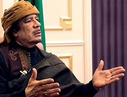 Kaddafi: Türk ordusuyla Kürtlerde çatışıyor!