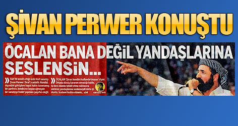 Perwer: Öcalan bana değil yandaşlarına seslensin