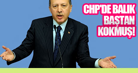 Erdoğan: CHP'de balık baştan kokmuş
