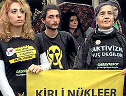 Taksim'de nükleer karşıtı eylem