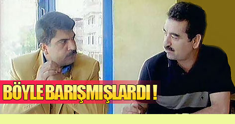 Böyle barışmışlardı!