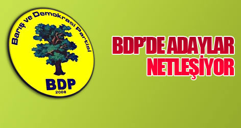 BDP’de adaylar netleşme yolunda