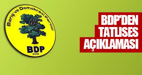 BDP'den Tatlıses açıklaması