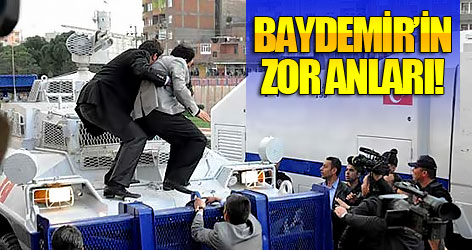 Baydemir polis panzerine çıktı