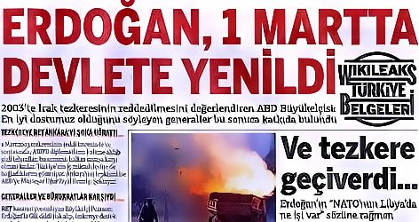 Taraf'tan 1 Mart tezkeresi kriptoları