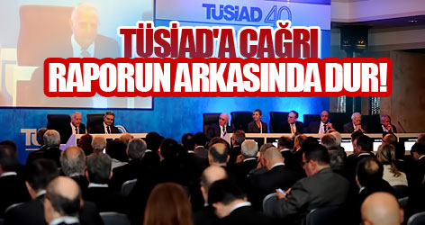 TÜSİAD'a çağrı: Raporunun arkasında dur!