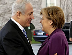 Merkel ile Netanyahu bir araya geldi