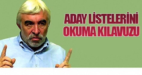 Aday listelerini okuma kılavuzu