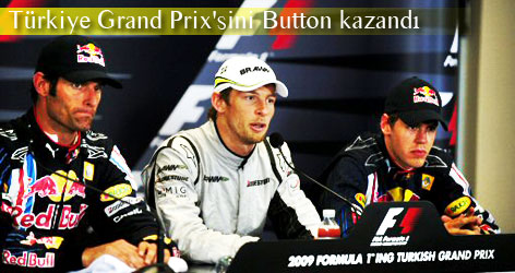 Türkiye Grand Prix'sini Button kazandı