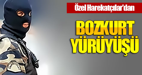 Özel Harekatçılar'dan bozkurt yürüyüşü