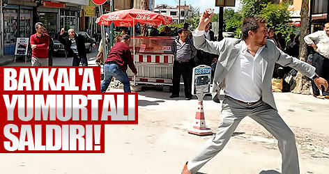 Baykal'a yumurtalı saldırı!