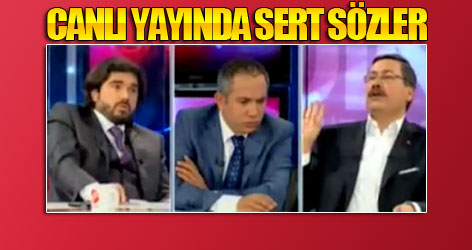 Canlı yayında sert sözler!