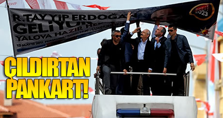 Kılıçdaroğlu'nu çıldırtan pankart!