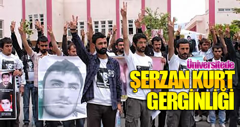 Üniversitede Şerzan Kurt gerginliği