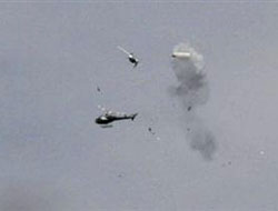İşte ABD'deki uçak-helikopter kazasının görüntüleri