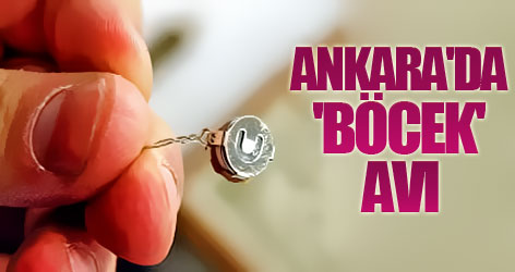 Ankara'da 'böcek' avı