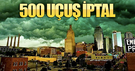 Kül bulutları 500 uçuşu iptal ettirdi