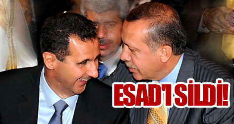 Erdoğan Esad'ı sildi