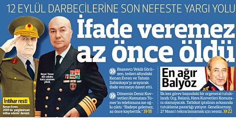 'İfade veremez, az önce öldü'