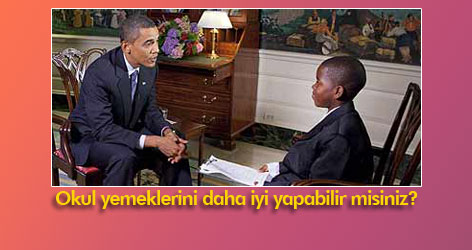 Sayın başkan okul yemeklerini daha iyi yapabilir misiniz?