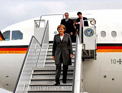 İran, Merkel'in uçağına izin vermedi
