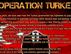Anonymous'tan Türkiye'ye uyarı