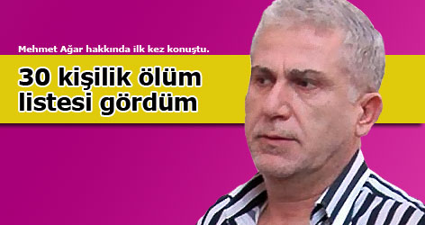 30 kişilik ölüm listesi gördüm