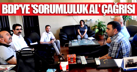 BDP'ye 'sorumluluk al' ziyareti