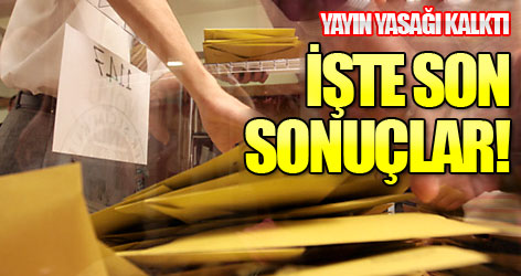 İşte son sonuçlar!