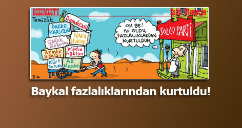 Baykal fazlalıklarından kurtuldu