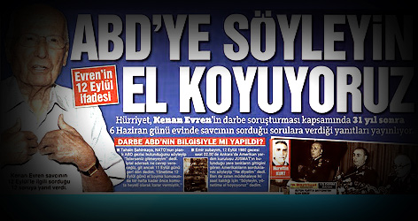 Kenan Evren'in Savcılık İfadesi