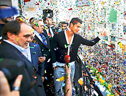 İstanbul'da Ronaldo izdihamı yaşandı