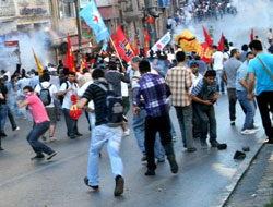 Dicle protestosuna polis müdahalesi