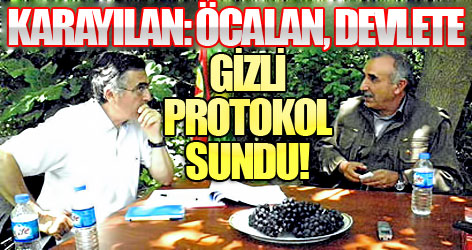Karayılan: Öcalan, devlete gizli protokol sundu!