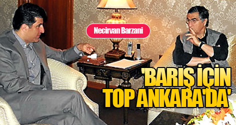 N.Barzani: Barış için top Ankara'da
