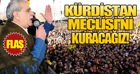 Türk: Kürdistan Meclisi'ni kuracağız