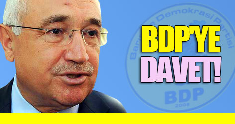 Çiçek'ten BDP'lilere çağrı!