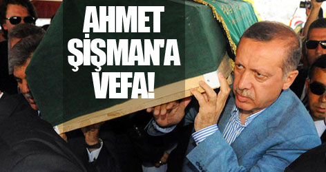 'Devlet' Ahmet Şişman'ın cenazesindeydi!