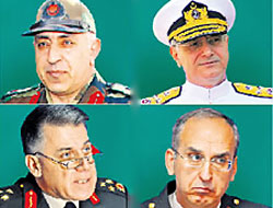 7'si general 22 subaya tutuklama talebi