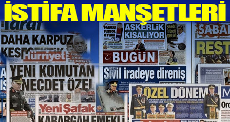 Gazeteler 'sürpriz emekliliği' böyle gördü!