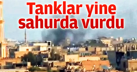 Tanklar yine sahurda vurdu:80 ölü
