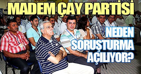 Demirtaş: Madem çay partisi neden soruşturma açılıyor?