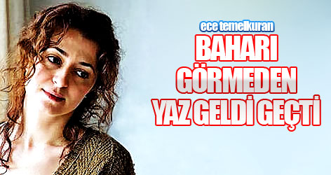 Baharı görmeden yaz geldi geçti